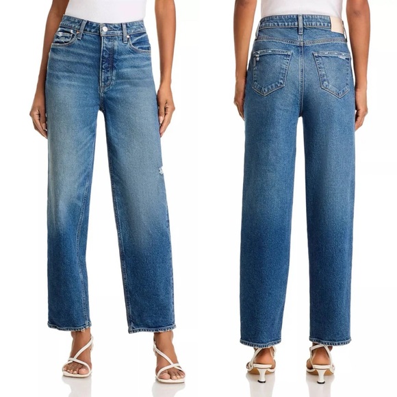 PAIGE Alexis Covered ButtonFly LoveJoy Distressed Jeans! 👖 - Picture 7 of 16